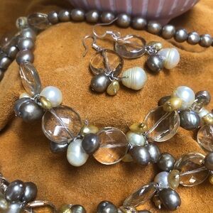 Lemon quartz and fresh water pearls